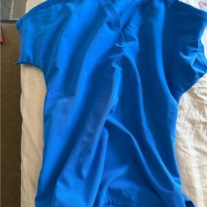 Mandala Royal Blue Scrub Set